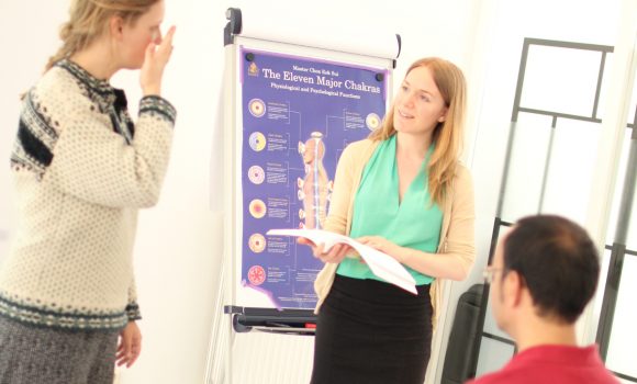 Tijdens de Basis Pranic Healing cursus